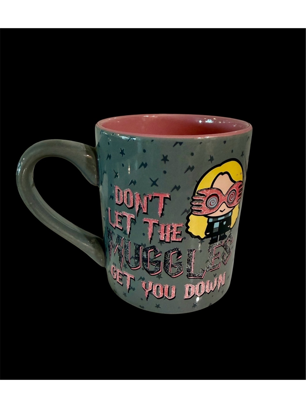 Silver Buffalo Harry Potter, Luna Lovegood 14 oz Mug.